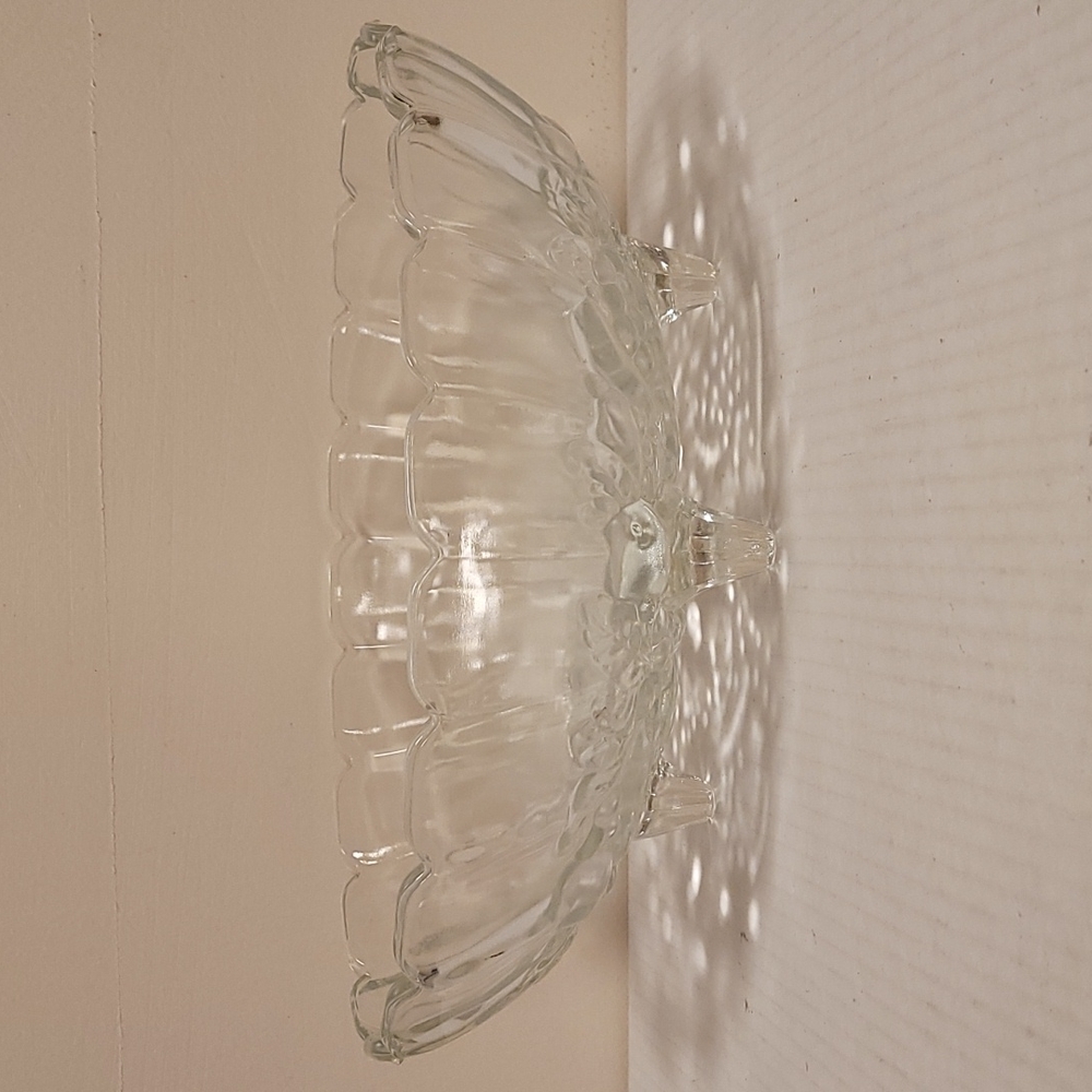 Vintage Indiana Glass Oval Fruit Bowl
